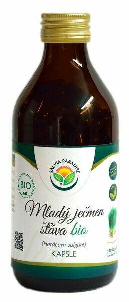 Salvia Paradise Mladý ječmen šťáva BIO 190 kapslí porovnat ceny