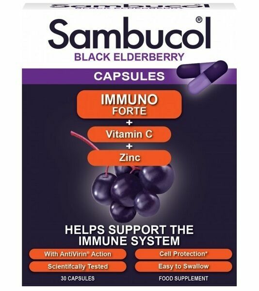 SAMBUCOL Immuno Forte + vitamin C + zinek tob.30 porovnat ceny