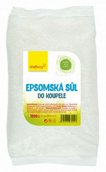 Wolfberry Epsomská sůl do koupele 1000g porovnat ceny