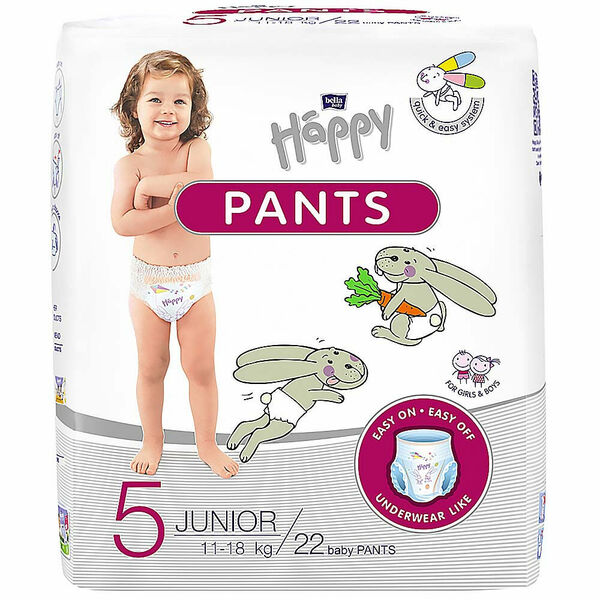BELLA HAPPY Pants Junior natahovací plenkové kalhotky 22 ks porovnat ceny