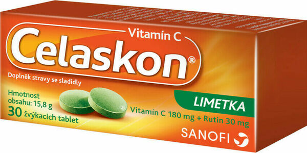 Celaskon® Limetka 30 žvýkacích tablet porovnat ceny