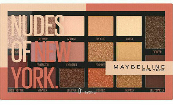 Maybelline Paletka 16 očních stínů Nudes of New York 18g porovnat ceny