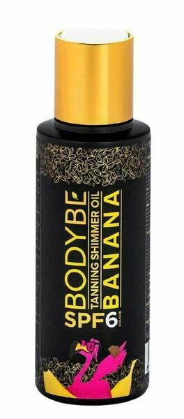 Bodybe Opalovací olej pro rychlé zhnědnutí s třpytivým efektem SPF 6 - Banán v čokoládě 100ml porovnat ceny