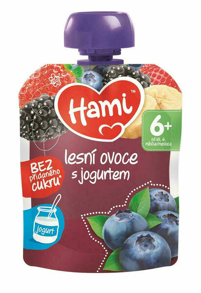Hami kapsička lesní ovoce s jogurtem 90g porovnat ceny