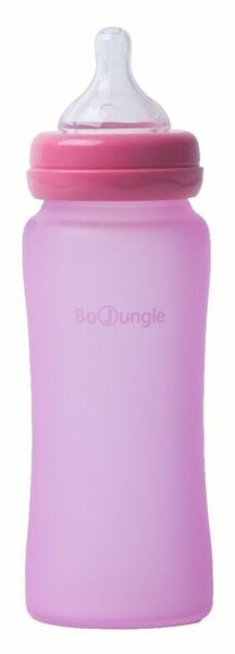 Bo Jungle skleněná láhev s úchyty B-Thermo 300ml Pink porovnat ceny