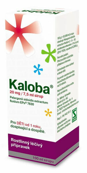 Kaloba 20mg/7.5ml sirup 100ml porovnat ceny