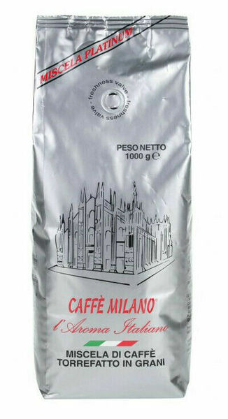 Caffé Milano Platinum 1 Kg zrnková káva porovnat ceny
