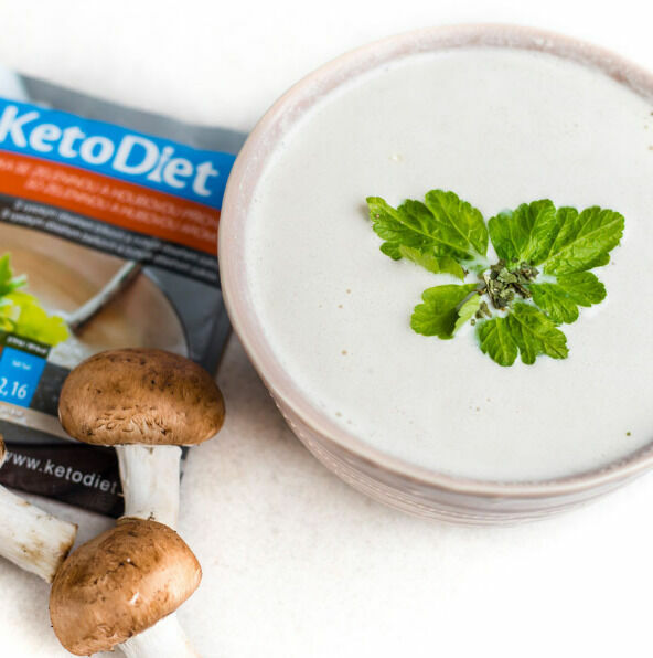KetoDiet Proteinová polévka houbová 7porcí porovnat ceny