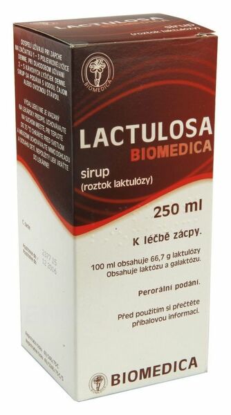 Biomedica Lactulosa 667mg sirup 250ml porovnat ceny