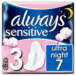 Always vložky Ultra Sensitive Night 7ks porovnat ceny