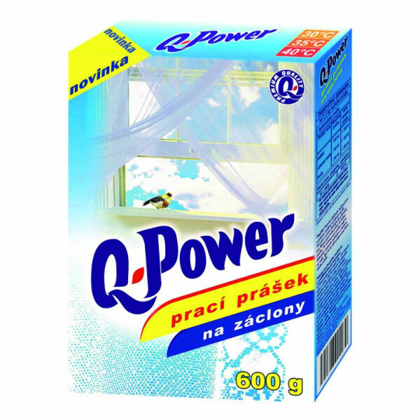 Q power prášek na záclony 600g porovnat ceny