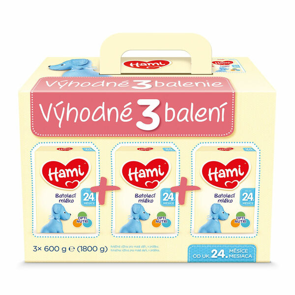 Hami 24+ Výhodné balení 3x600 g porovnat ceny