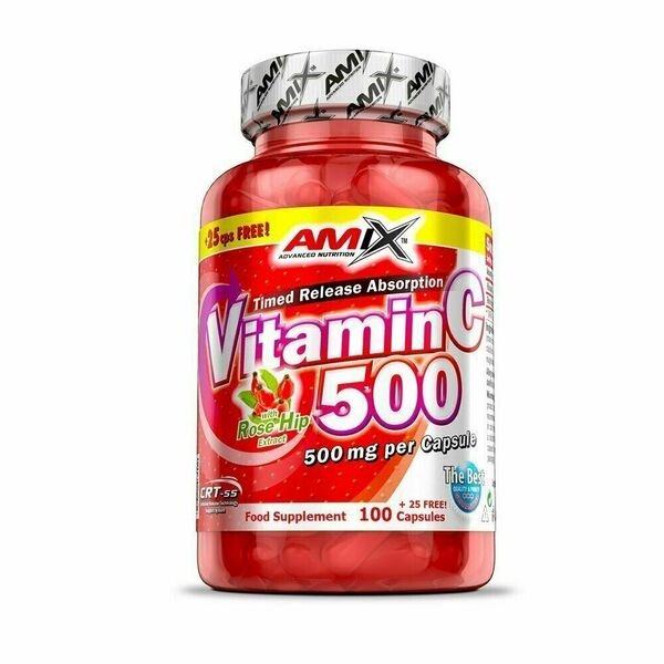 Amix Vitamin C 500mg, 125 kapslí porovnat ceny