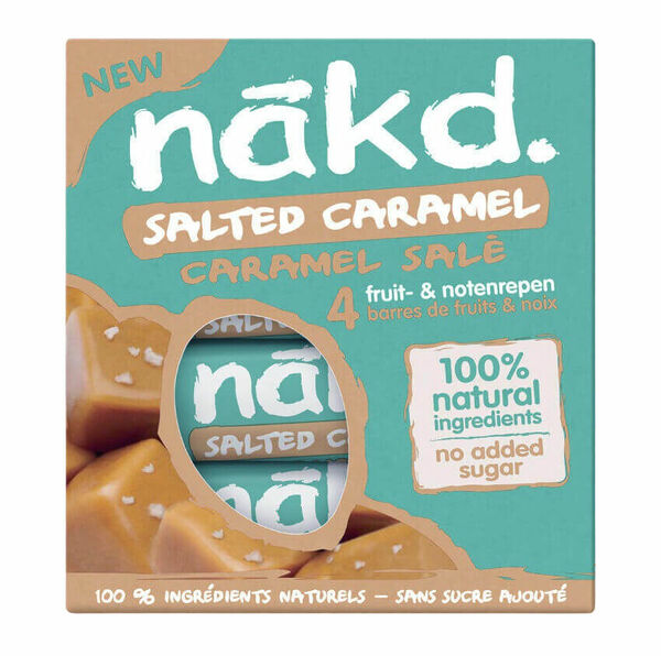 Nakd Slaný karamel 4x35g porovnat ceny