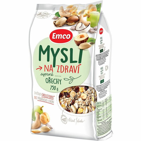 EMCO Mysli sypané S ořechy 750 g porovnat ceny