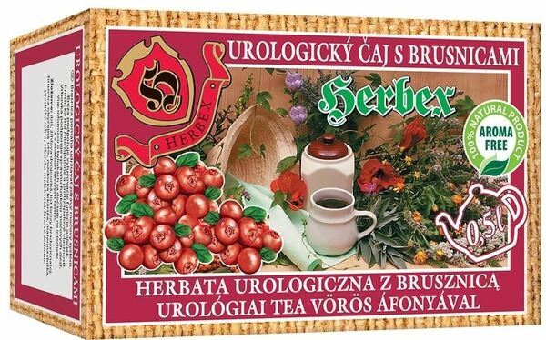 HERBEX Čaj urologický s brusinkami 20x3g porovnat ceny
