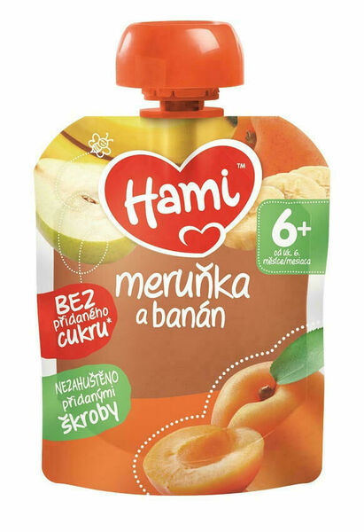 Hami kapsička Meruňka a banán 90g porovnat ceny