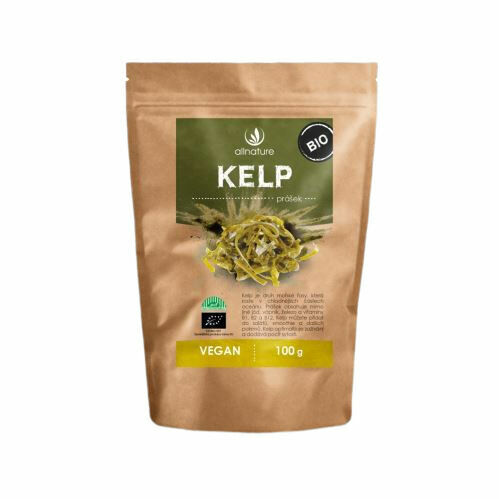 Allnature Kelp prášek BIO 100g porovnat ceny