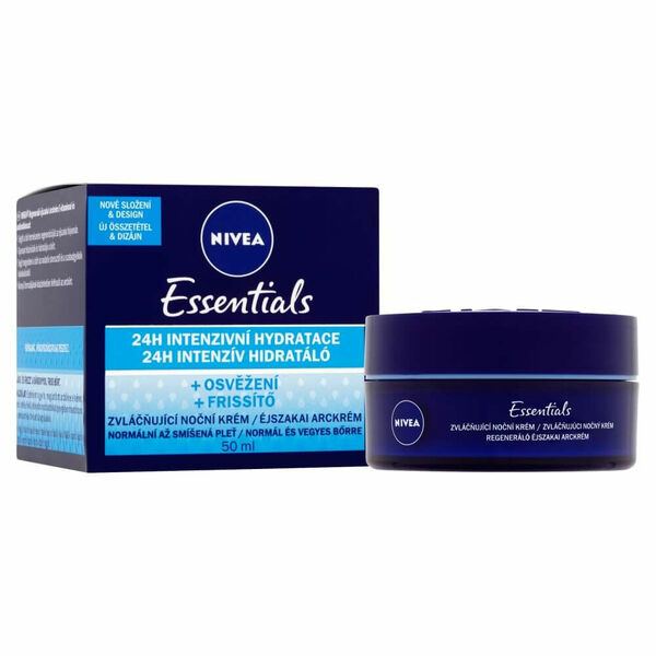 NIVEA Essentials Zvláčňující krém pro normální až smíšenou pleť Noční 50 ml porovnat ceny
