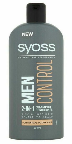 Syoss Men Control 2v1 šampon pro muže 500ml porovnat ceny