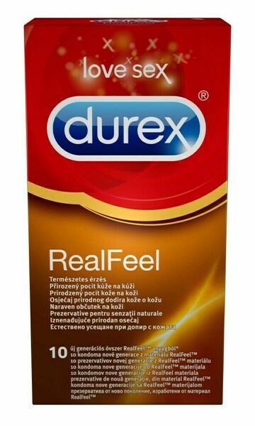 Durex Real Feel kondomy 10 ks porovnat ceny