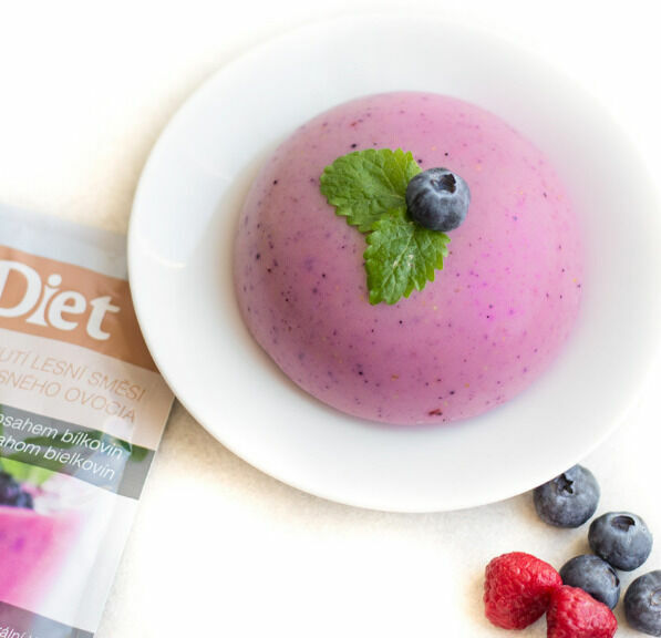 KetoDiet Proteinový pudink s příchutí lesního ovoce 7porcí porovnat ceny