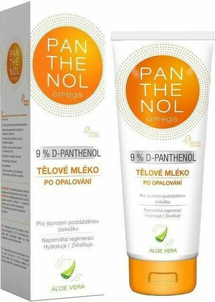 Panthenol Omega tělové mléko aloe vera 9% 250ml porovnat ceny