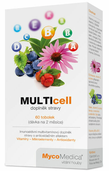 MycoMedica Multicell 60 veganských kapslí porovnat ceny