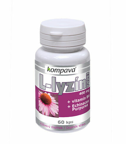 Kompava L-lyzín extra 400mg 60 kapslí porovnat ceny