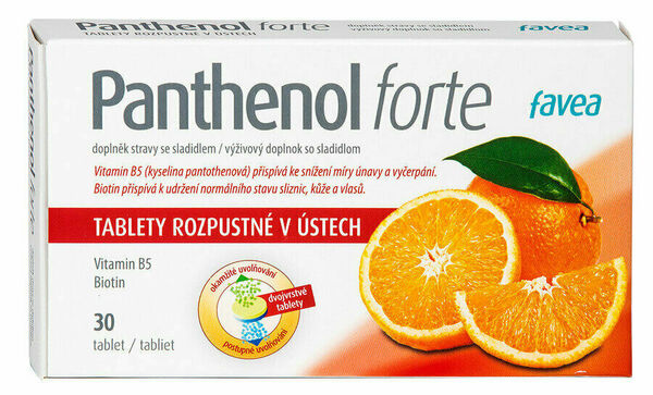 Favea  Panthenol forte 30 tablet porovnat ceny