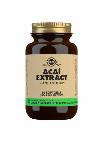 Solgar Acai Extrakt 60 kapslí porovnat ceny