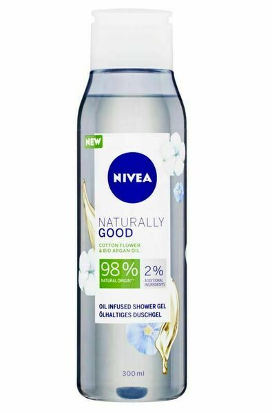 Nivea Naturally Good Cotton sprchový gel 300 ml porovnat ceny
