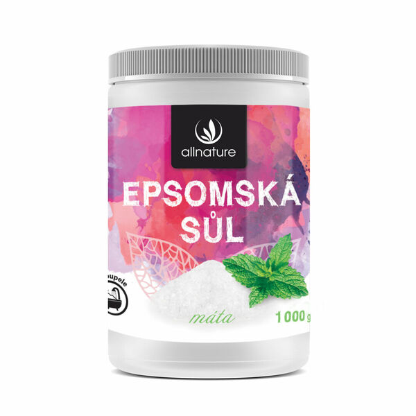 Allnature Epsomská sůl Máta 1000g porovnat ceny