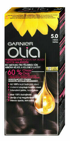 Garnier Olia barva na vlasy 5.0 Hnědá 100g porovnat ceny