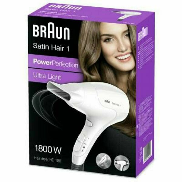 BRAUN vysoušeč vlasů HD180 porovnat ceny