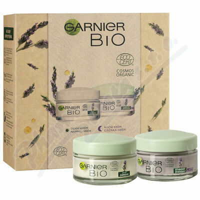 Garnier BIO Levandule dárková sada denní a noční krém porovnání ceny