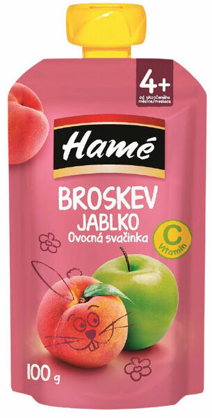 Hamánek  Hamé Kapsička Broskev a jablko 100g porovnat ceny