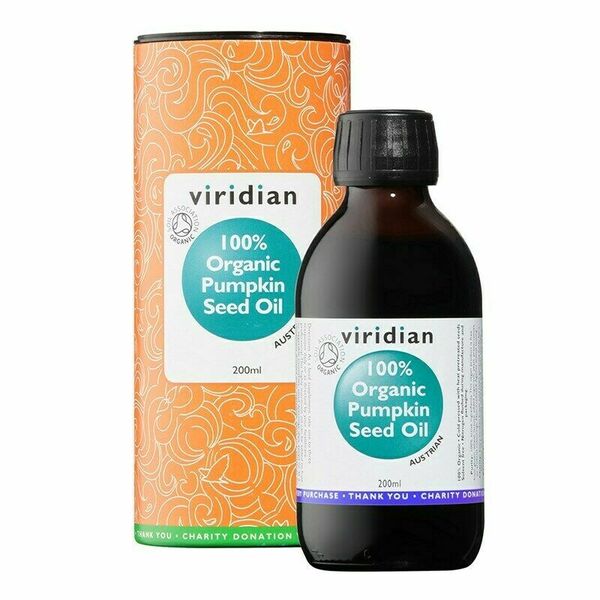 Viridian Pumpkin Seed Oil Organic (Olej z dýňových semínek Bio) 200ml porovnat ceny