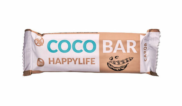 HAPPYLIFE COCO BAR - Kokosová tyčinka s karobem BIO 40g porovnat ceny