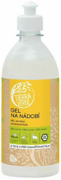Tierra Verde, Gel na nádobí BIO citron, 500ml porovnat ceny