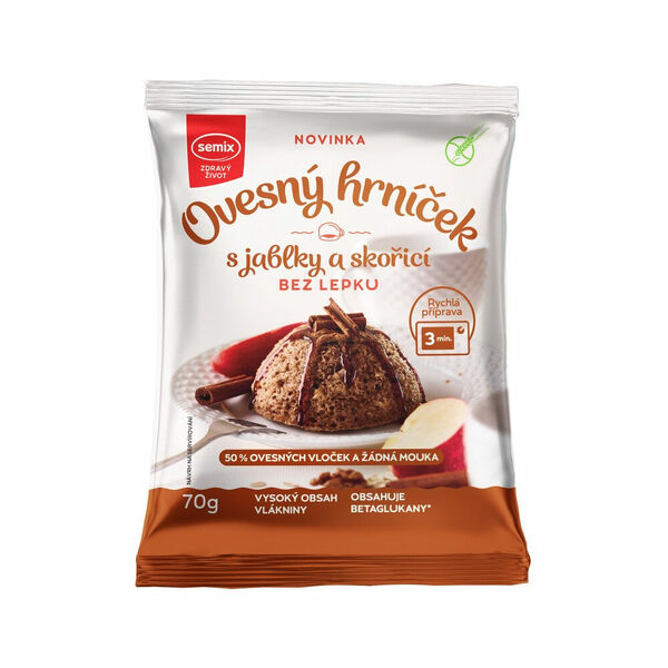 SEMIX Ovesný hrníček s jablky a skořicí 70 g porovnat ceny