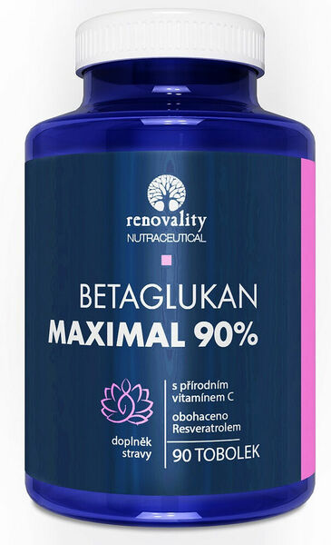 Renovality Betaglukan MAXIMAL 90% s Vitamínem C 90 tobolek porovnat ceny