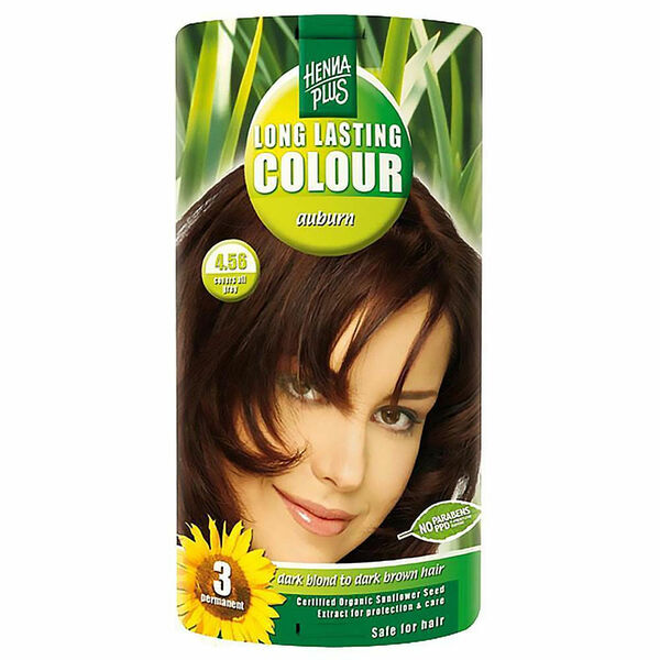 HENNA PLUS Přírodní barva na vlasy KAŠTANOVÁ 4.56 100 ml porovnat ceny