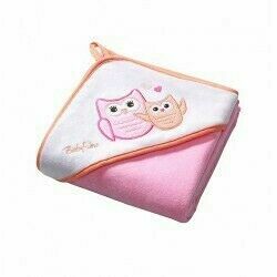 BabyOno  Osuška s kapucí Velour100x100 - pink porovnat ceny