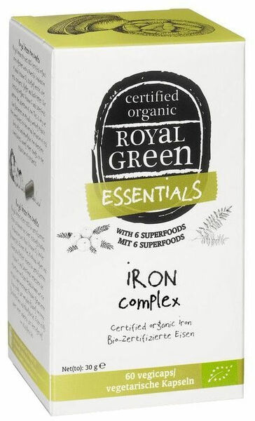 Royal Green  Bio Železo komplex 60 kapslí porovnat ceny