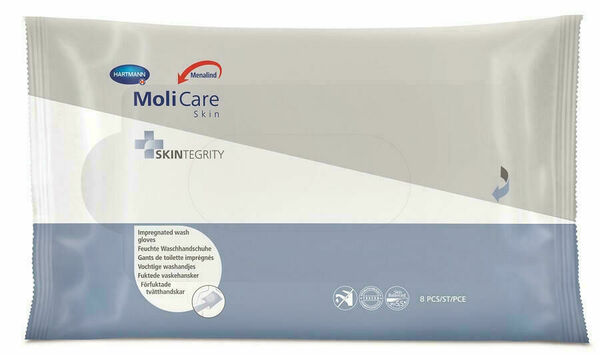 MoliCare Skin Napuštěné Mycí žínky 8ks porovnat ceny