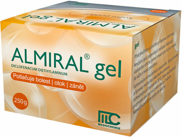 Almiral Gel 250g - exp. 11/2020 porovnat ceny