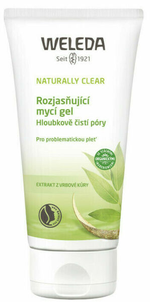 Weleda Naturally Clear Rozjasňující mycí gel na problematickou pleť 100ml porovnat ceny