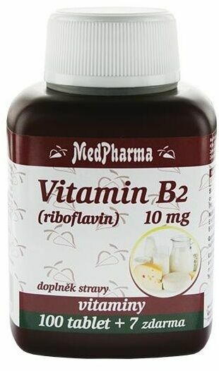 MedPharma Vitamin B2 (riboflavin) 10mg 107 tablet porovnat ceny