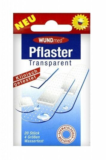 Náplast WUNDmed TRANSPARENT 20ks porovnat ceny